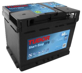 Tudor 60ah 640a 242x175x190 efb start/stop