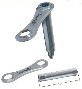 Buzzetti spark plug spanner 16/18mm l.140mm