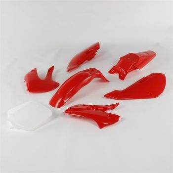 KIT PLASTIQUE KLX 110 ROUGE