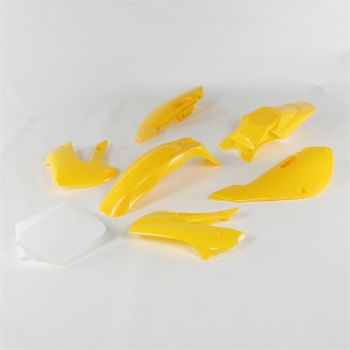 KIT PLASTIQUE KLX 110 JAUNE