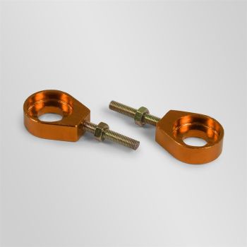 TENDEURS ALU DE CHAINE ROND - Ø12MM ORANGE