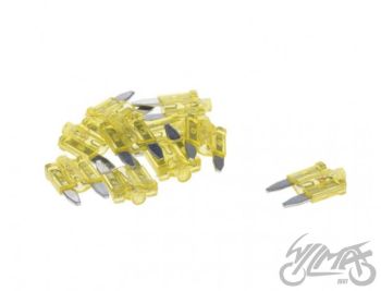 BEZPIECZNIK PŁYTKOWY MINI 20A Z DIODĄ LED 10SZT