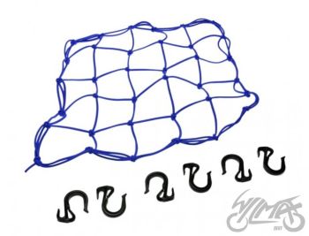 Transport võrk, plastik konksudega, sinine