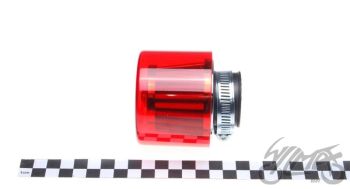 Õhufilter KM201M1 35 mm - plastkorpusega, punane