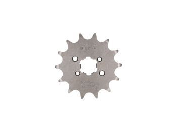 front sprocket AFAM 14 teeth 420 for Piaggio / Derbi D50B0, EBE, EBS
