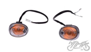 Suunatuli (paar) esimene M5 x 0.8, valge klaas