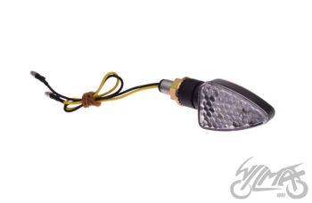 Suunatuli vasak LED, M10 x 1.00, 12V 1W, valge klaas