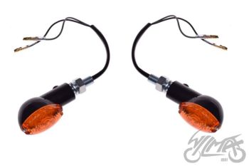 Suunatuled LED, M10 x 1.25, 12V 1W, oranž klaas