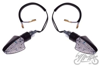 Suunatuled LED, M8 x 1.25, 12V 1W, valge klaas