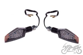 Suunatuled LED, M10 x 1.25, 12V 1W, valge klaas