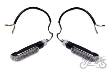 Suunatuled LED, M10 x 1.25, 12V 1W, valge klaas