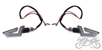 Suunatuled LED, M8 x 1.25, 12V 1W, valge klaas