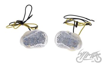 Suunatuled LED, M10 x 1.5, 12V 0.5W, valge klaas, KAWASAKI