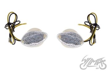 Suunatuled LED, M10 x 1.5, 12V 0.5W, valge klaas, Honda