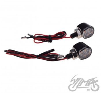 KIERUNKOWSKAZ MINI CZARNY DIODY LED