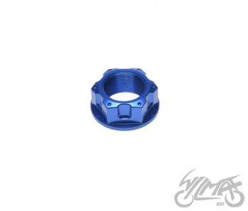 Kahvli riiuli mutter M22x1,00mm sinine