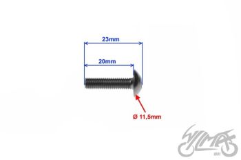 Polt, alumiinium, sinine 5x20, 10tk pakis