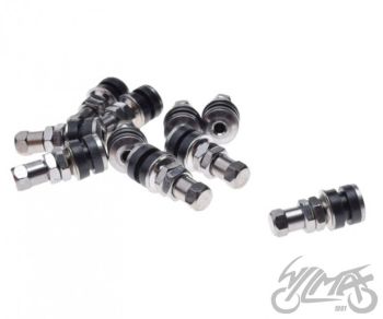 Ventiil sirge - 10tk komplektis, hõbe