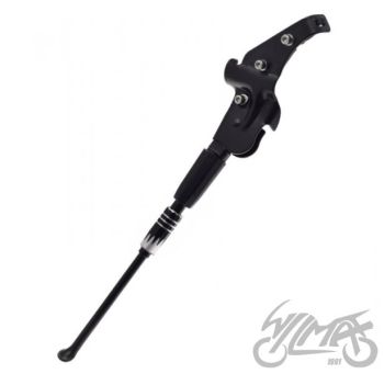 Küljejalg jalgrattale, must