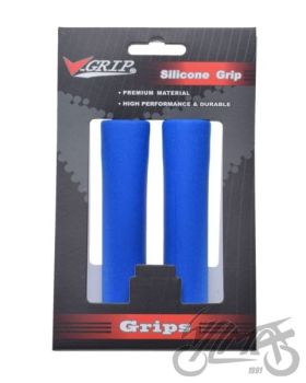 Käepidemed jalgrattale, sinised, 130 mm