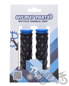 Käepidemed jalgrattale, must/sinine, 120 mm