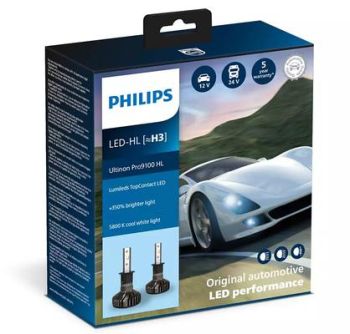 AUTOL.PHILIPS LED H3 12/24V UL PRO91