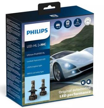 AUTOL.PHILIPS LED H4 12/24V UL PRO91