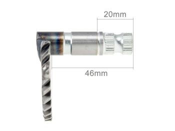 kickstart spindle complete 46mm / 20mm for GY6 50cc, 139QMB