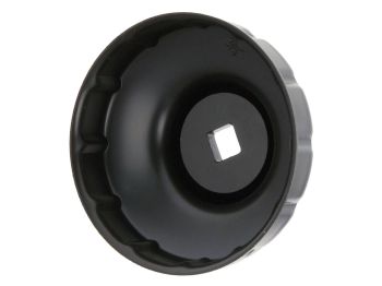 oil filter wrench / removing tool Buzzetti 76mm, 12 flutes