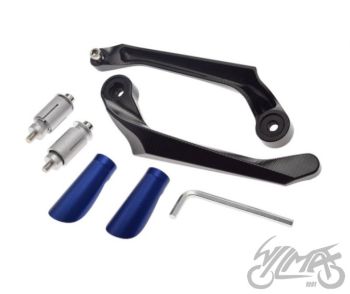 LENKSTANGI KÄEPIDEMETE KAITSE KOMPLEKT BMW S1000R S1000RR C400X C400GT SININE