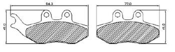 Elig Brake pads, Aprilia / Beta
