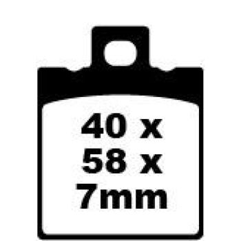 BRAKE PAD FA SER ORGANIC