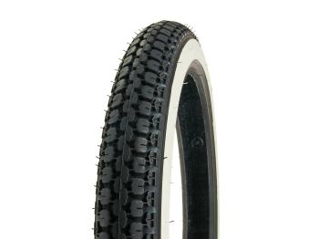 tire IRC NR-7 2.75-17 41P TT whitewall / white sidewall