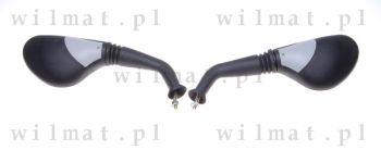 Tahavaatepeegli komplekt MY001 M6 R+R CN, must/hall