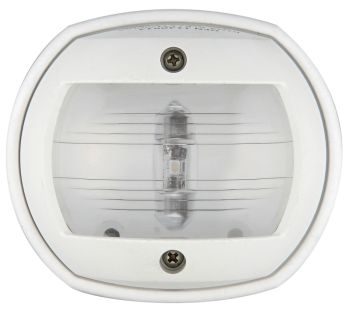 Compact 12 LED navigation light white - white 135°