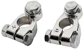 Big battery clamps,n-p brass