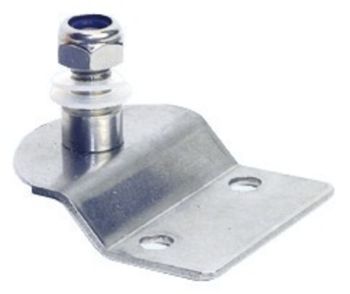 SS embossed plate w/pin