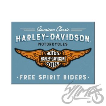 Magnet Harley-Davidson logo sinine 14375