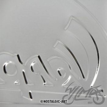 Märk (plekist) 30x40 vespa service