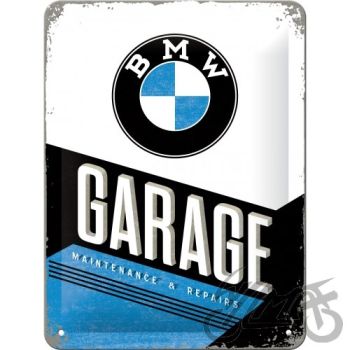 Märk (plekist) 15x20 bmw garage