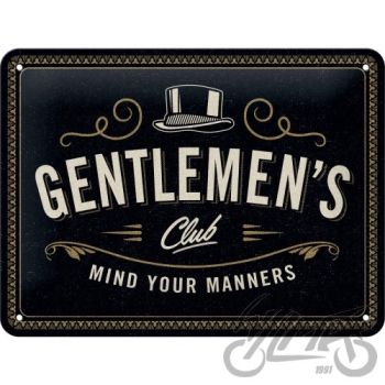 Märk (plekist) 15x20 vespa härrasmehed