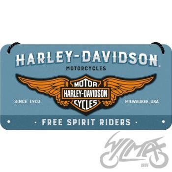 Märk (riputatav) 10x20 Harley Davidson