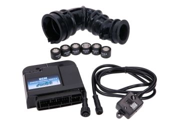 CDI unit / derestriction kit Polini for Piaggio, Vespa iGet 50ie 2017-2019 (Euro4)-