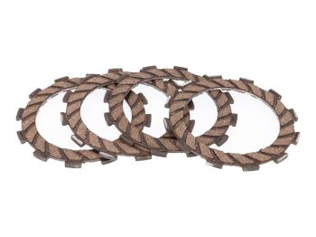 clutch disc set 4-friction plate type for Derbi Senda GPR, Aprilia RS RX SX, Gilera RCR, SMT EBE, EBS, D50B