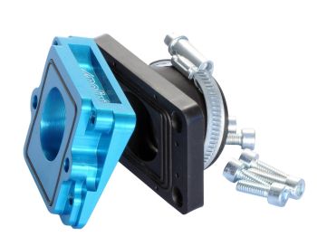 intake manifold Polini 30/35mm w/ spacer for Piaggio 50 2-stroke w/ 24-30mm PWK, PHBH, VHST carb