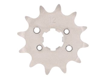 front sprocket 420 - 12 teeth for Derbi Senda GPR, Aprilia RS RX SX, Gilera RCR, SMT (D50B0) = IP38030-12