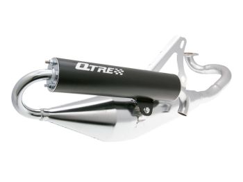 exhaust Tecnigas Q-Tre chrome for CPI, Keeway China 2-stroke
