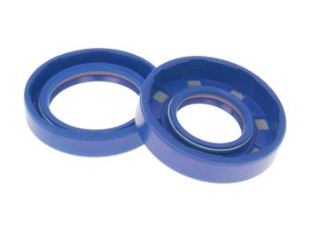 crankshaft oil seal kit Polini FKM/PTFE for Minarelli AM6, Generic, KSR-Moto, Keeway, Motobi, Ride, CPI, 1E40MA, 1E40MB