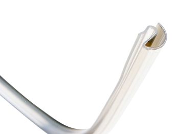 leg shield edge trim left-hand / leg shield beading left-hand for Vespa GT, GTS, GTV = PI-577180