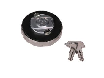 fuel tank cap chromed (w/ lock) for Simson S50, S51, SR50, Schwalbe, Sperber, Spatz, Star